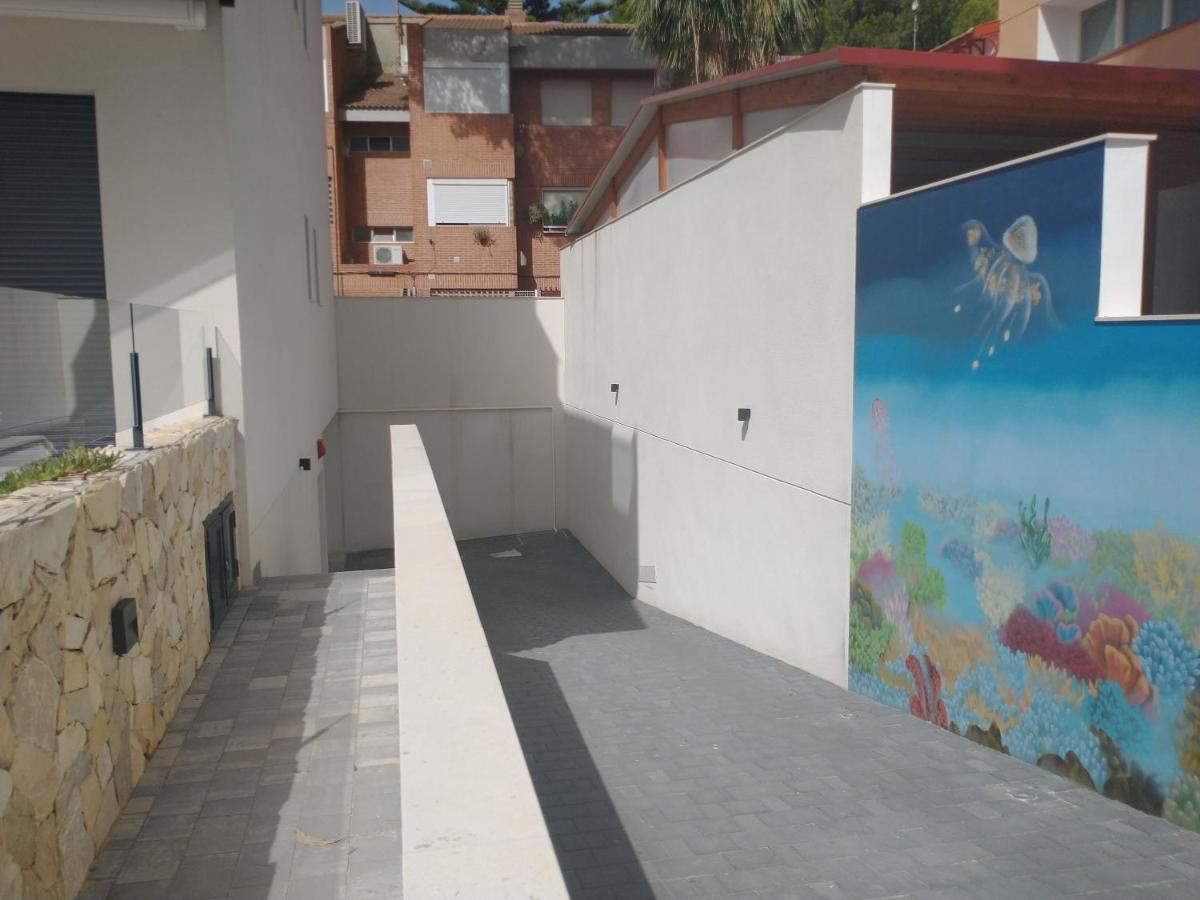 Modern Nieuwbouwappartement Aan Het Strand Van De Mar Menor In Santiago De La Ribera Lo Pagan Exterior photo